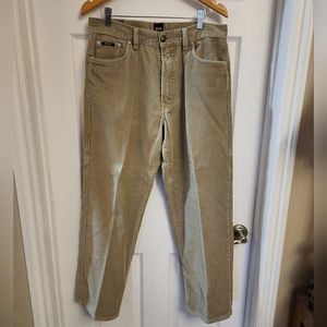 HUGO BOSS ARKANSAS CORD Jeans - W34 L29 - Beige - Great Condition - Men’s * Read